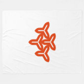 Couverture Polaire Lames gothiques Blanche polaire (Devant (Horizontal))