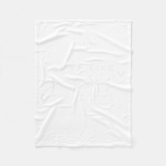 Couverture Polaire L'Amour Chrétien Comme Jésus Joyeux Noël Femme G (Devant)