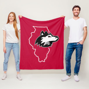 Couverture Polaire L'Amour de l'État de NIU Huskies