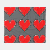Couverture Polaire L'amour est (Devant (Horizontal))
