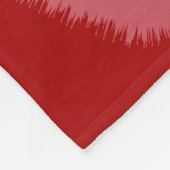 Couverture Polaire L'amour est chaud et flou (personnalisé) (Coin)