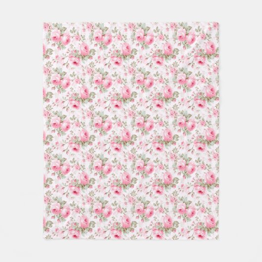 Couverture Polaire L'Amour Est Comme Un Rose (Devant)