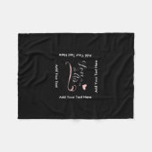 Couverture Polaire L'amour est dans le ciel - Saint-Valentin ou (Devant (Horizontal))