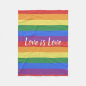 Couverture Polaire L'amour est l'amour Fleece Blanket (Devant)