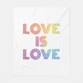 Couverture Polaire L'amour est l'amour| Grandes surfaces modernes (Devant)