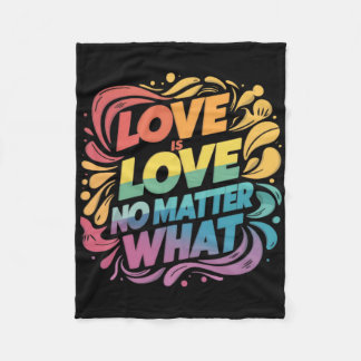 Couverture Polaire L'Amour Est L'Amour Pas Ce Sticker