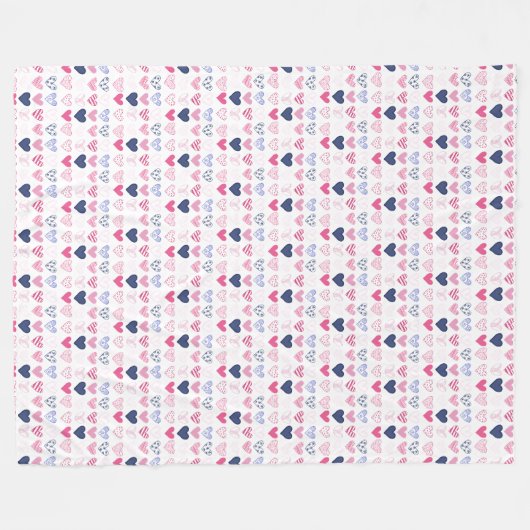 Couverture Polaire L'amour est partout. (Devant (Horizontal))