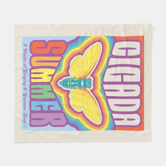 Couverture Polaire L'amour estival du Canada (Devant (Horizontal))