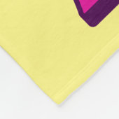 Couverture Polaire L'AMOUR LGBTQIA+ EST L'AMOUR. Soyez heureux (Coin)