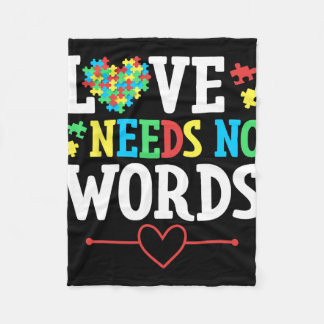 Couverture Polaire L'amour n'a pas besoin de mots, Sensibilisation à 