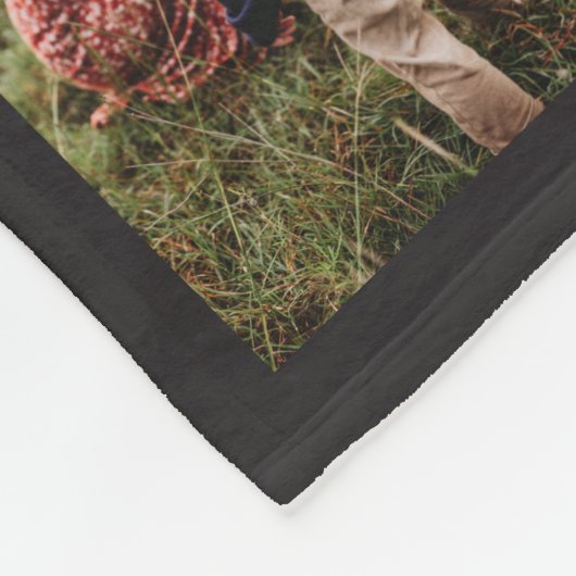 Couverture Polaire L'amour nous rend la famille modifiable couleur co (Coin)