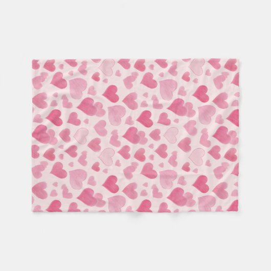 Couverture Polaire L'amour rose (Devant (Horizontal))