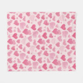 Couverture Polaire L'amour rose (Devant (Horizontal))