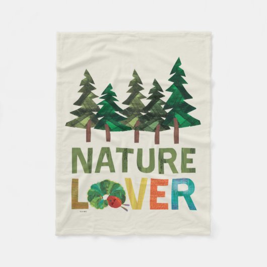 Couverture Polaire L'Amoureux De La Nature De La Caterpillar Très Aff (Devant)