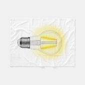 Couverture Polaire Lampe à néon (Devant (Horizontal))