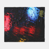 Couverture Polaire Lampe LED rouge et bleue (Devant (Horizontal))