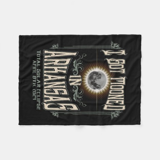 Couverture Polaire Lancé En Arkansas Total Solar Eclipse 2024 (Devant (Horizontal))