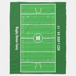 Couverture Polaire Lancement fait sur commande de fan de rugby -