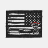 Couverture Polaire Lancer de hache nouveauté pour hommes femmes hache (Devant (Horizontal))