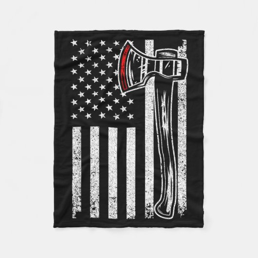 Couverture Polaire Lancer de hache nouveauté pour hommes femmes hache (Devant)