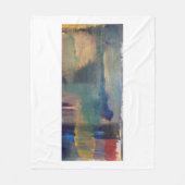 Couverture Polaire Lancer de l'art abstrait moderne (Devant)