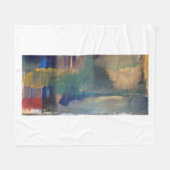 Couverture Polaire Lancer de l'art abstrait moderne (Devant (Horizontal))