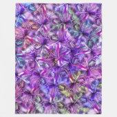 Couverture Polaire Landelions Motley, motif abstrait (Devant)