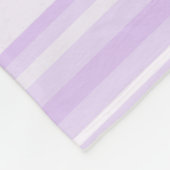 Couverture Polaire Landes lilas monogrammes (Coin)