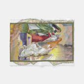 Couverture Polaire L'Ange dit aux femmes que le Christ est ressuscité (Devant (Horizontal))