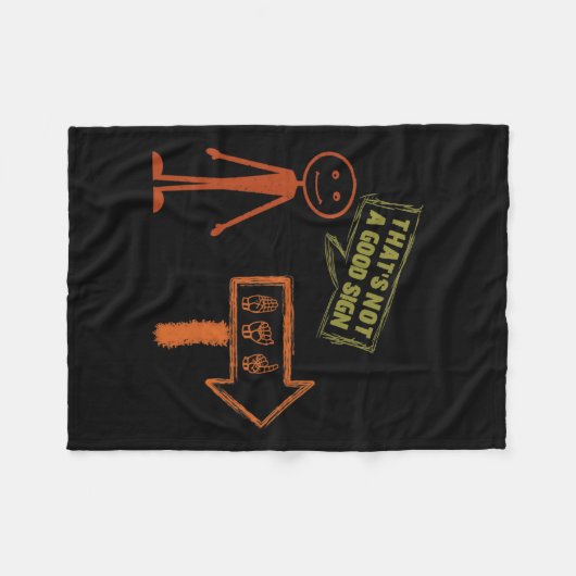 Couverture Polaire Langue Asl American Hand Talking Awareness Enseign (Devant (Horizontal))