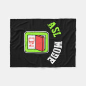 Couverture Polaire Langue Des Signes Sourde Sourde Asl Im (Devant (Horizontal))