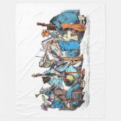 COUVERTURE POLAIRE LANGUE MUSICALE ANIMAL FARM ORCHESTRA (Devant)