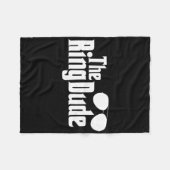 Couverture Polaire L'anneau Dude Bowtie Bearer Mariage Groom Bes (Devant (Horizontal))