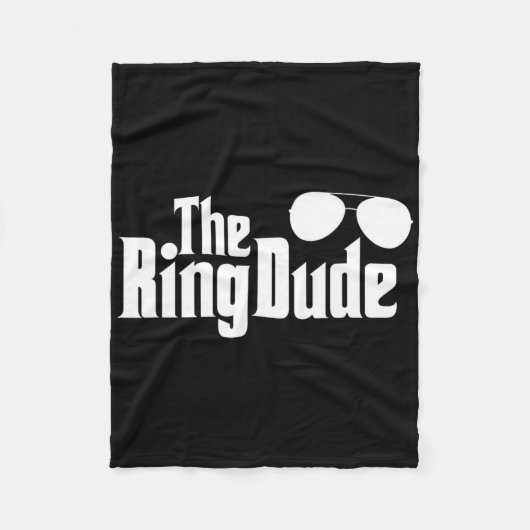 Couverture Polaire L'anneau Dude Bowtie Bearer Mariage Groom Bes (Devant)