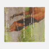 Couverture Polaire L'année du Cheval, citation 2026 (Devant (Horizontal))