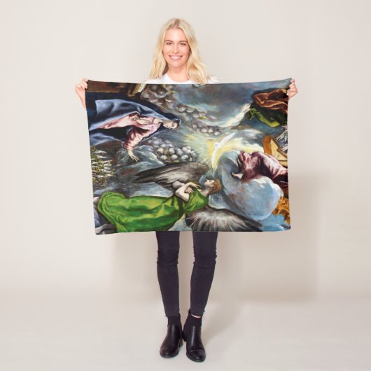 Couverture Polaire L'Annonciation, El Greco (En situation)