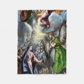Couverture Polaire L'Annonciation, El Greco (Devant)