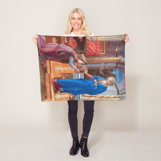 Couverture Polaire L'Annonciation, Filippo Lippi, 1440 (En situation)