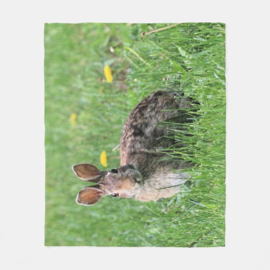 Couverture Polaire Lapin (Devant)
