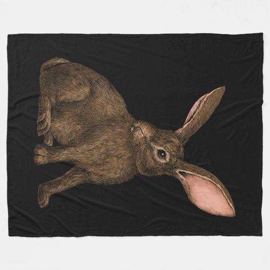 Couverture Polaire Lapin 4 (Devant (Horizontal))
