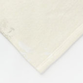 Couverture Polaire Lapin avec Fleurs (Coin)