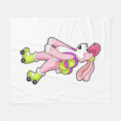 Couverture Polaire Lapin avec roulettes (Devant (Horizontal))