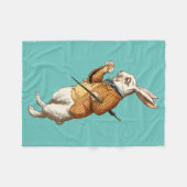 Couverture Polaire Lapin blanc (Alice's Adventures in Wonderland) (Devant (Horizontal))