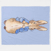 Couverture Polaire Lapin classique en veste bleue (Devant (Horizontal))