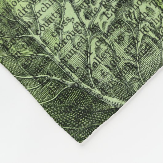 Couverture Polaire Lapin dans une patte de chou (Coin)