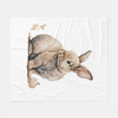 Couverture Polaire Lapin de Pâques (Devant (Horizontal))