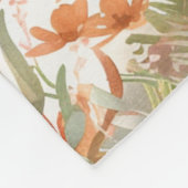 Couverture Polaire Lapin de printemps mignon (Coin)