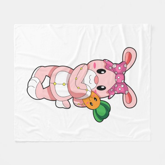 Couverture Polaire Lapin en jouet (Devant (Horizontal))