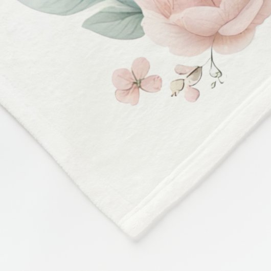 Couverture Polaire Lapin en robe (Coin)