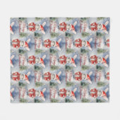 Couverture Polaire Lapin Lapin Noël (Devant (Horizontal))